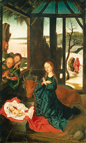 Die Geburt Christi. von Martin Schongauer (Umkreis)