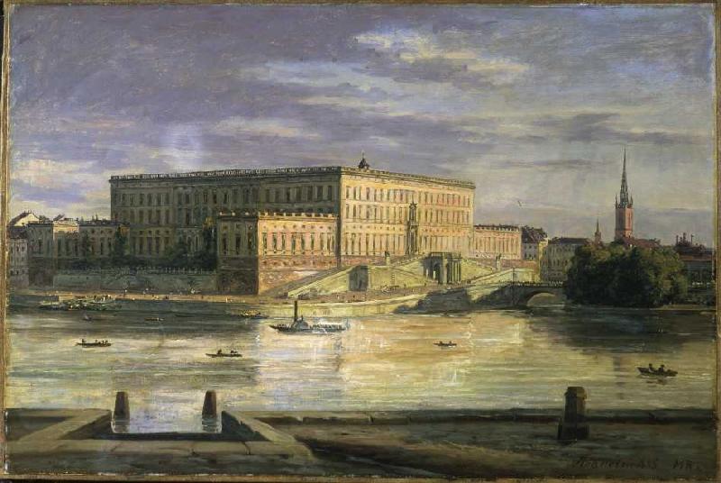 Stockholm, das königliche Schloss. von Martinus Roerbye