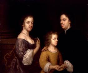 Self Portrait with Husband and Son c.1659-60