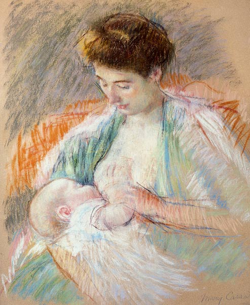 Mother Rose Nursing Her Child von Mary Stevenson Cassatt