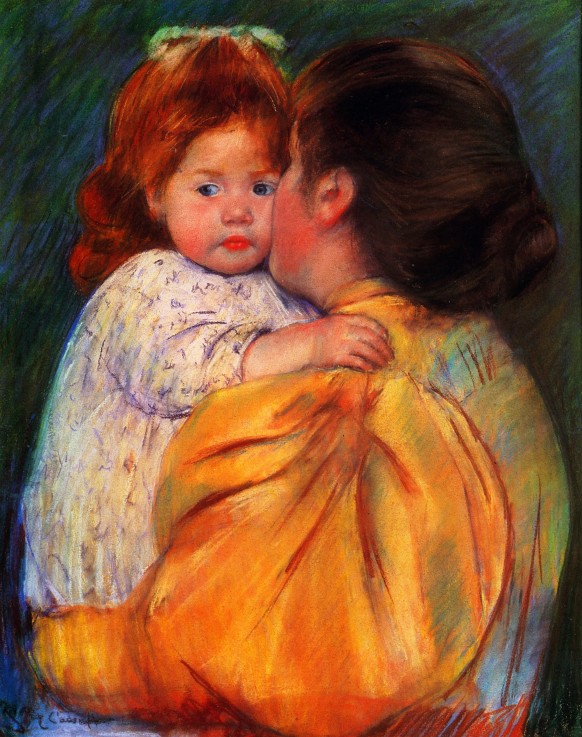 Kuss der Mutter von Mary Stevenson Cassatt