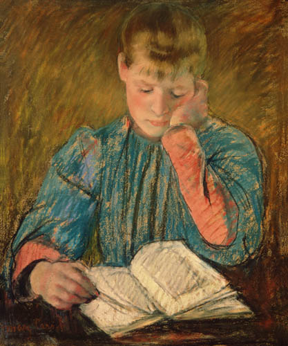Lesendes Mädchen von Mary Stevenson Cassatt