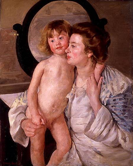 Mother and Boy von Mary Stevenson Cassatt