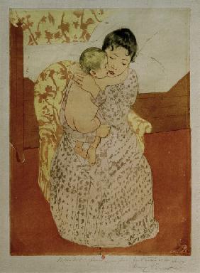 Cassatt / Woman and Child / Etching