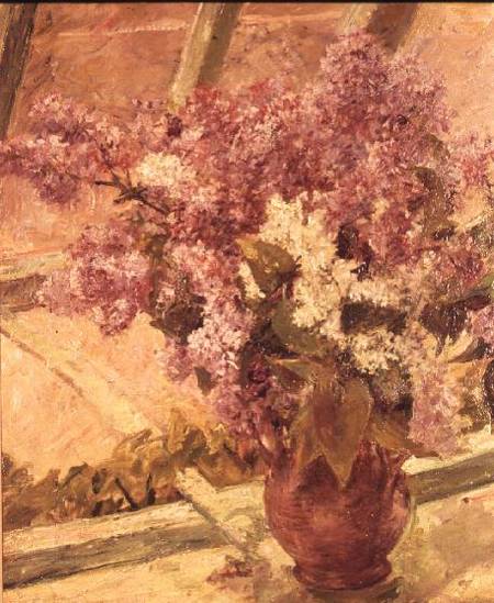 Vase of Lilac von Mary Stevenson Cassatt