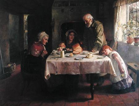 Grace Before Supper von Mary Evelina Kindon