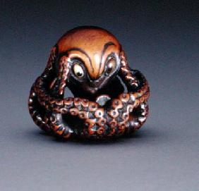 Netsuke depicting an octopus c.1760-70