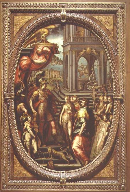 Alexander the Great giving Campaspe to Apelles von Maso  da San Friano