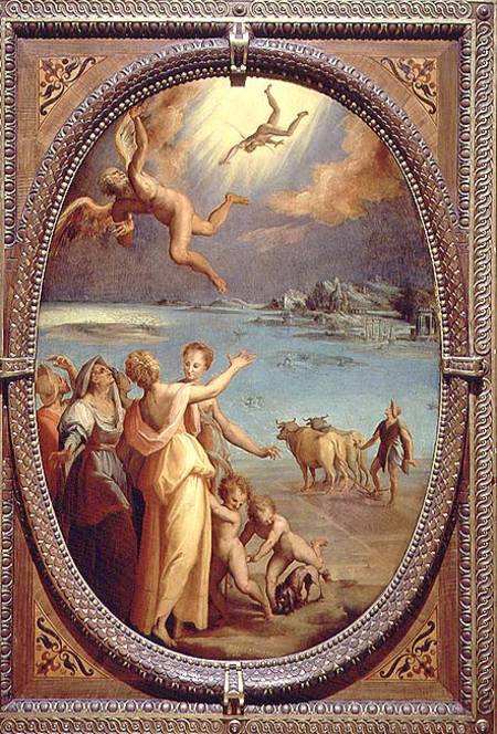 The Fall of Icarus von Maso  da San Friano