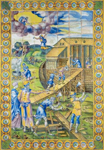 The Story of Noah: the Building of the Ark, Rouen von Masseot Abaquesne