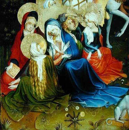 Group of Women at the Crucifixion, panel from the St. Thomas Altar from St. John's Church, Hamburg von Master Francke