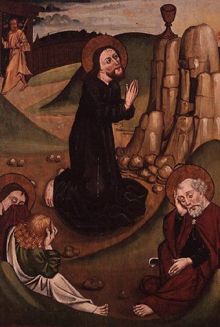The Agony in the Garden (tempera on panel) von Master of Janosret