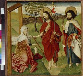 Christus, Maria Magdalena und Heiliger Bartholomäus 1489