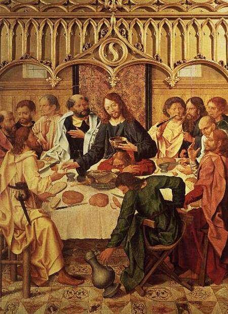 The Last Supper von Master of the Evora Altarpiece