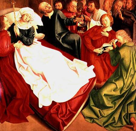 The Death of the Virgin von Master of the Freising Visitation