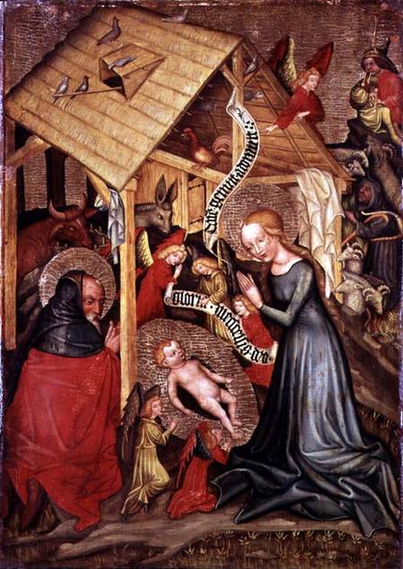 The Birth of Christ von Master of the Hohenfurt Calvary