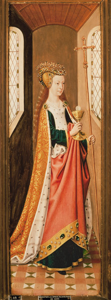 Allegorical Figure of the Christian Church von Master of the Legend of St. Ursula