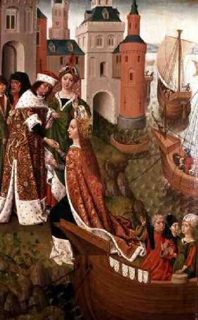 St. Ursula bidding Farewell to her Parents before 148