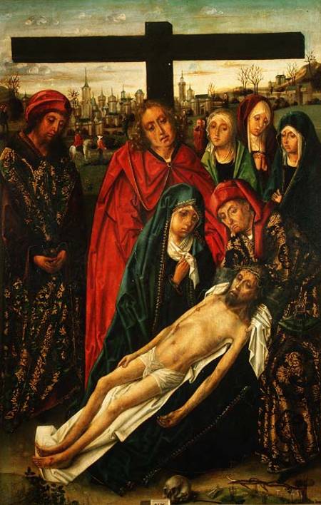 The Entombment of Christ von Master of the Luna Chapel