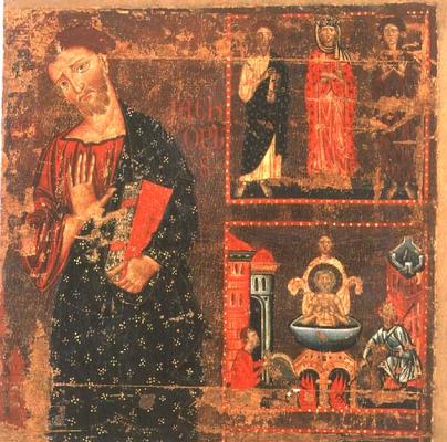 St. John the Evangelist (tempera on panel) von Master of the Magdalen