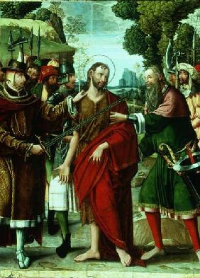 The Arrest of St. John the Baptist (panel)