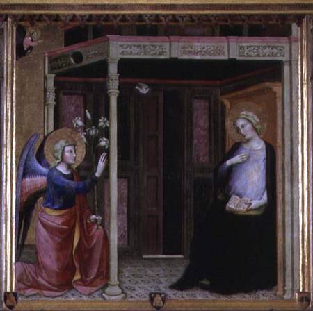 The Annunciation von Master of the Straus Madonna