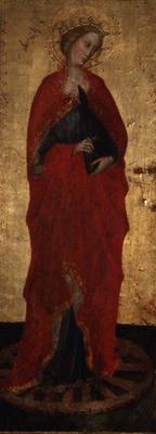 St. Catherine (tempera on panel) 13th