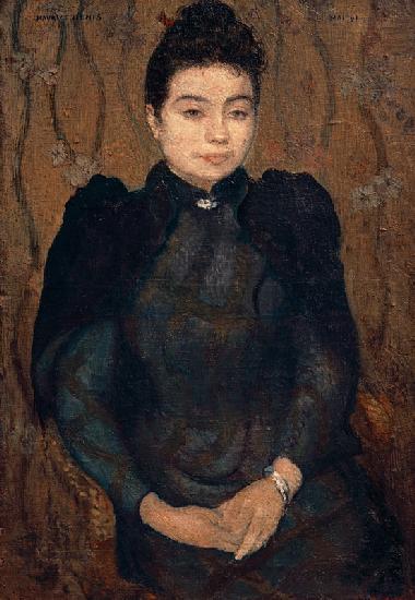 Porträt Eva Meurier 1891