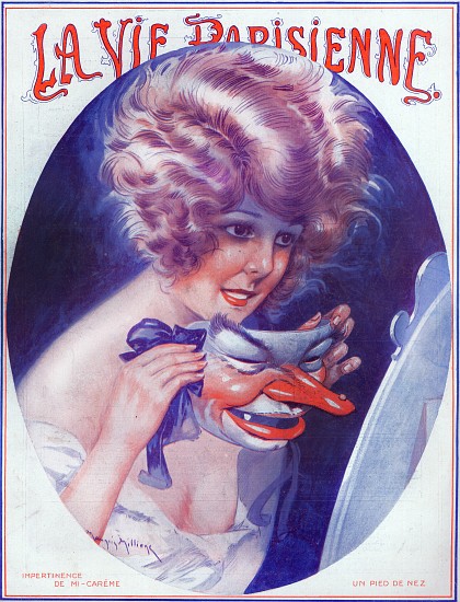 Cover of La Vie Parisienne, 18th March von Maurice Milliere