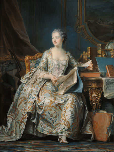 Madame Pompadour von Maurice Quentin de La Tour