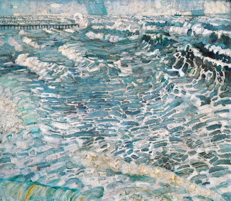 Große graue Wellen. 1905. von Max Beckmann