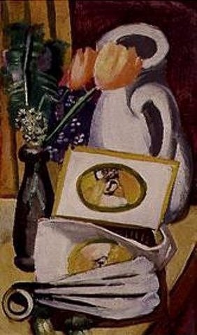 Stilleben mit Zigarrenkiste. 1926. von Max Beckmann