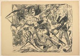The Martyrdom, plate four from Die Hölle 1919