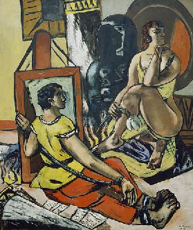 Triptychon Die Versuchung (des hl. Antonius). Mitteltafel. 1936/37