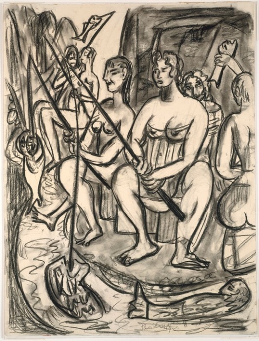 Women Fishing von Max Beckmann