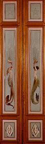 Türflügelpaar der Villa Albers. Zwei Meerjungfrauen von Max Klinger