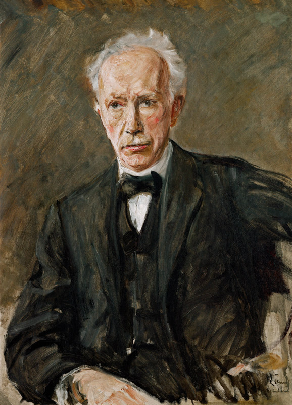 Bildnis des Komponisten Richard Strauss von Max Liebermann