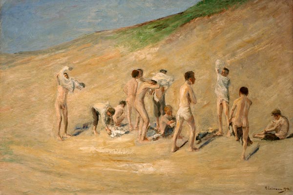Jungen nach dem Bade von Max Liebermann