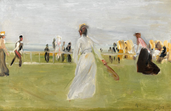 Tennisspieler am Meer (Scheveningen) von Max Liebermann