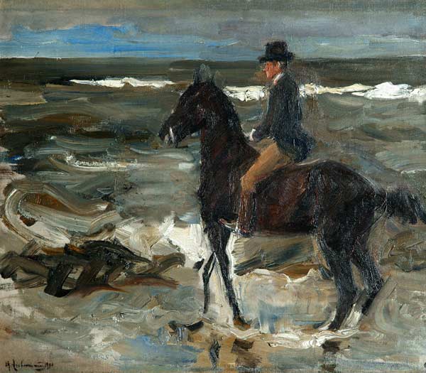 Reiter am Strand von Max Liebermann