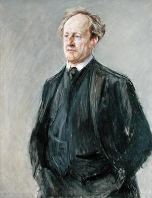 The Poet Gerhart Hauptmann (1862-1946) 1912 (oil on canvas) von Max Liebermann