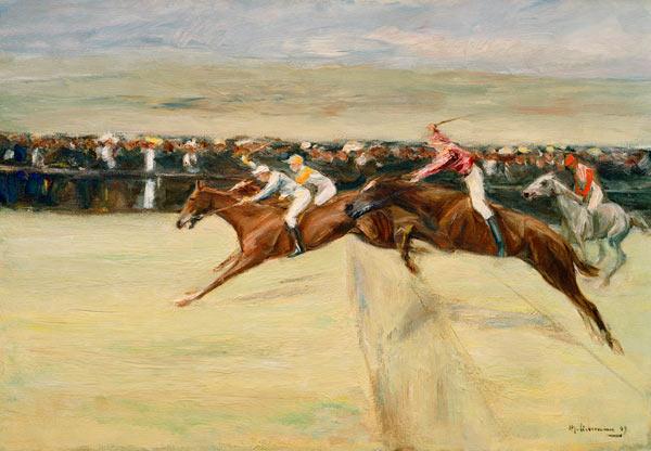 Pferderennen in den Cascinen - 1. Fassung 1909