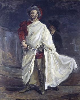 Der Sänger Francisco d'Andrade als Don Giovanni in Mozarts Oper 1902