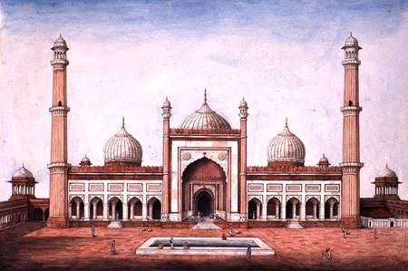 Jummah Musjeed, Delhi von Mazar Ali Khan