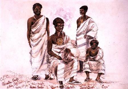 'C.C.C. Ashantee Chiefs and King Coffe Kollally Son' von M.B. Mealy
