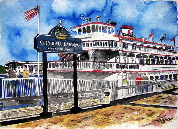 Savannah Queen River Boat von Derek McCrea