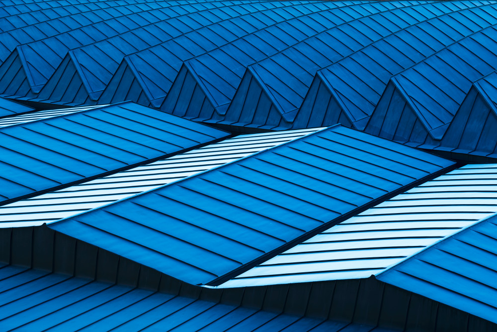 Blaues Dach von Mei Xu