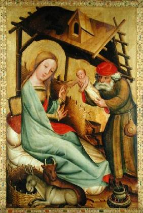 The Nativity from the High Altar of St. Peter's in hamburg, the Grabower Altar 1383