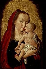 Die Jungfrau mit dem Kinde von Meister des hl. Aegidius
