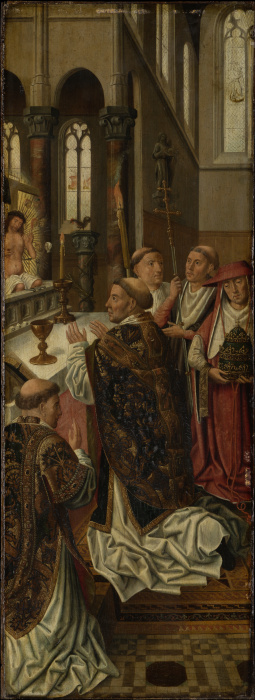 Gregorsmesse von Meister des Morrison-Triptychons